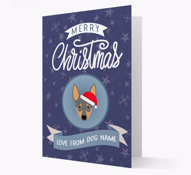 Merry Christmas: Personalized {breedFullName} Christmas Card